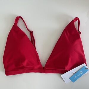 NWT Cupshe Red Bikini Top